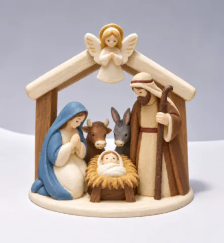 Crèche minimaliste corse de la Nativité peinte à la main – Fabbrica Corsa creche-minimaliste-corse-nativite-peinte-fabbrica-corsa.webp